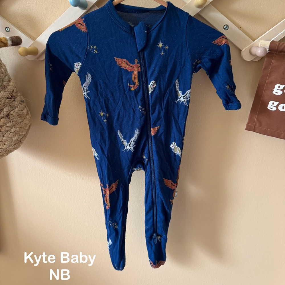 Kyte Baby Harry Potter Flight Zippered Footie-Newborn